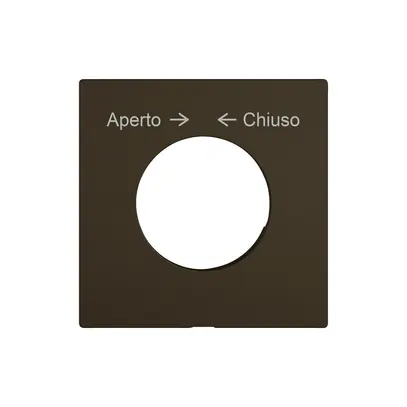 Kit di montaggio EDIZIO.liv SNAPFIX® pulsante girevole chi.Aperto → ← Chiuso ma 