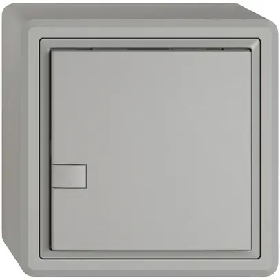 Pulsante KNX RGB AP EDIZIO.liv SNAPFIX® sensore temp.s.LED 1× com.1T grc 