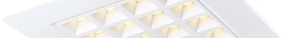 Plafonnier LED INC SLV PAVANO 620×620 700mA 25W 3200lm 3000K UGR blanc 
