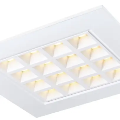 Plafonnier LED INC SLV PAVANO 620×620 700mA 25W 3200lm 3000K UGR blanc 