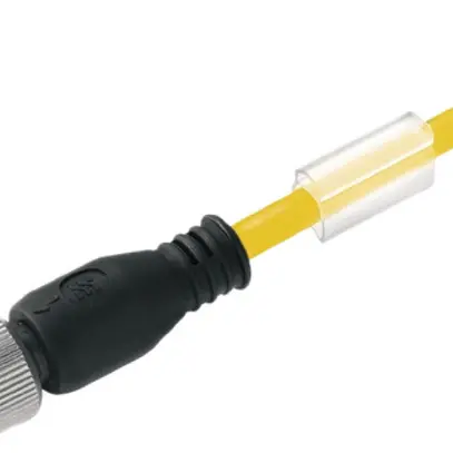 Câble Weidmüller SAIL ouvert/M12 4L 3m prise droite PUR jaune, A 