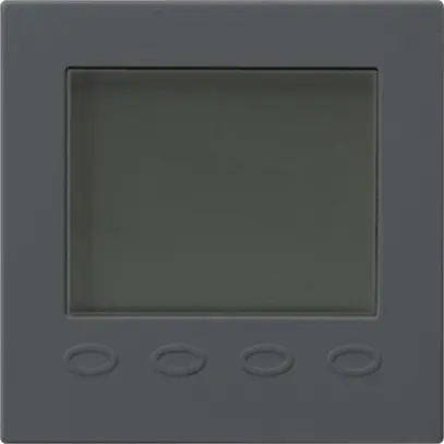 Thermostat d'ambiance Hager kallysto A avec écran anthracite 