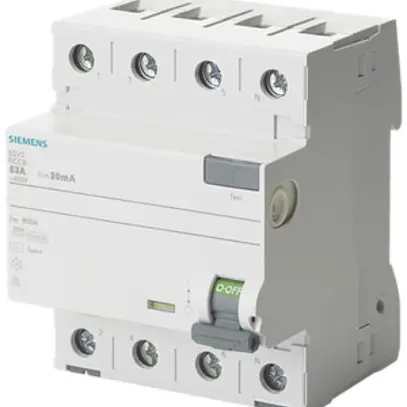 Interruttore differenziale Siemens SENTRON 3LN 30mA/25A tipoA 
