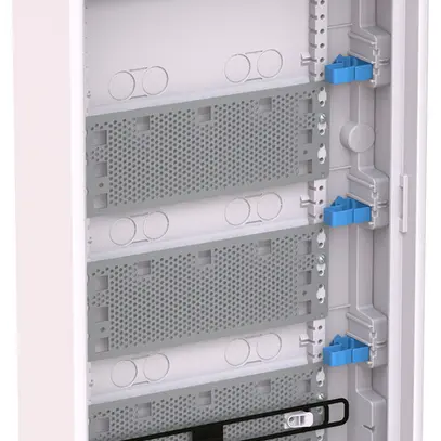 AP-Media-Verteiler ABB AK640MB Basic, 4-reihig, 703×339×99mm, weiss 