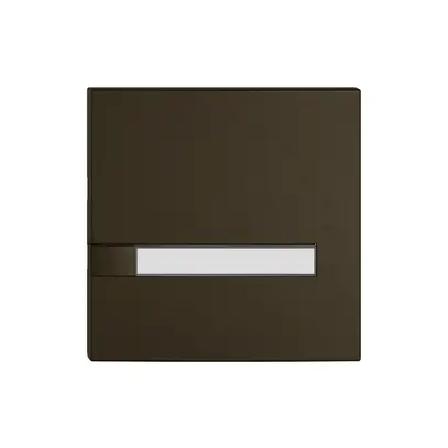 Pulsante 1/1 EDIZIO.liv SNAPFIX® p.KNX&UNI s.LED c.targ.comando 1 tasto ma 