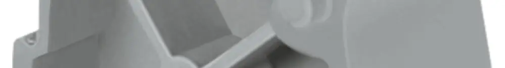 Module de fermeture WAGO TOPJOB-S pour série 2010 gris 