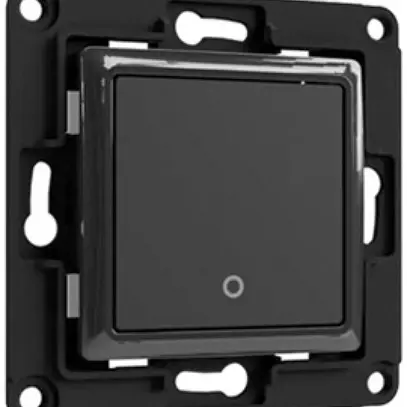 UP-Wandsender Shelly Wall Switch 1 1-Kan 70×70×12mm schwarz 