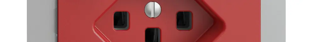 Prise ENC EDIZIOdue T23 FI 30mA FM, berry 