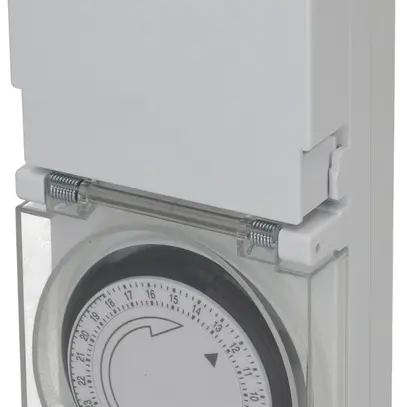 Steckdosenschaltuhr MAX HAURI analog 24h 1×Typ 13 10A 230V IP55 weiss 