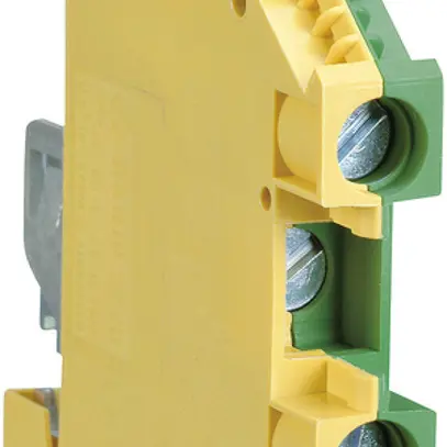 Morsetto di passaggio Hager 10mm², PE, a vite, chiuso 
