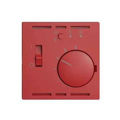 Termostato ambiente INC EDIZIOdue berry con sonda e orologio 