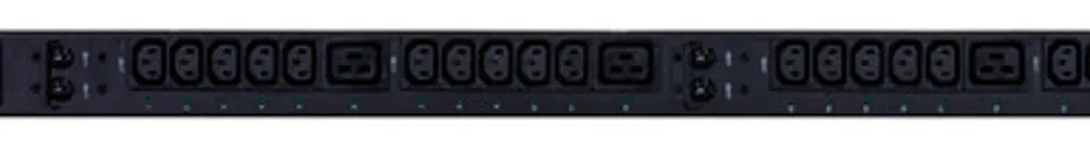 Prise multiple Easy PDU 55×1738×62mm 30×C13 6×C19 Switched 22kW 