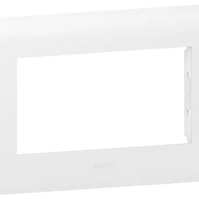 Placca di copertura MOS 1×4 moduli orizzontale bianco 