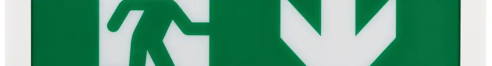LED-Rettungszeichenleuchte Sylvania LiFeSafe Wand 3h BS Pt weiss 