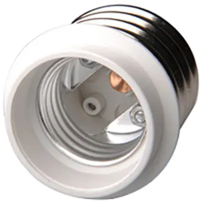 Adattatore DOTLUX da base E40 a portalampada E27 