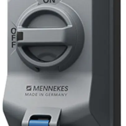 Prise AP MENNEKES DUO 16A 3P 6h 230V IP67 interrupteur nickelé 