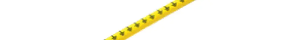 Aiguille de montage Weidmüller CLI R p.Ø3…5mm 3×4.2mm impression: N jaune 