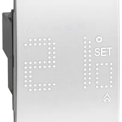 Thermostat Living Now avec display 230V 2 modules blanc 