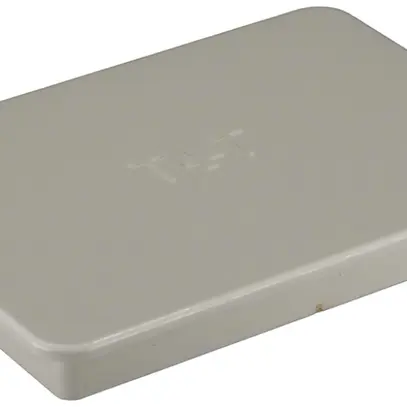 Coperchio per scatola di passaggio AP Weidmann, 90×64mm, bianco 