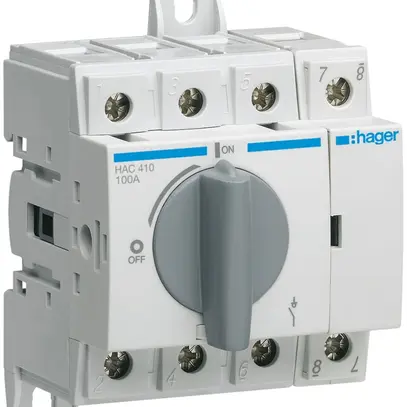 Interruttore sezionatore Hager HAC410 4L 100A 