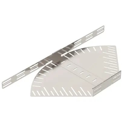 Coude BET RB W réglable 60×400mm acier fin A4 brut 