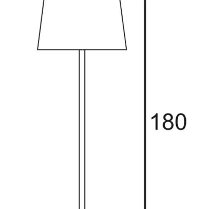 Lampadaire SLV ADEGAN, E27 24W IP54 anthracite/blanc 