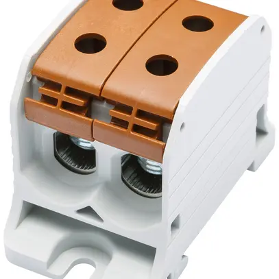 Blocco di distribuzione Bals RKA 50 1P 150A 2×ingresso 2×uscita 4…50mm² marrone 