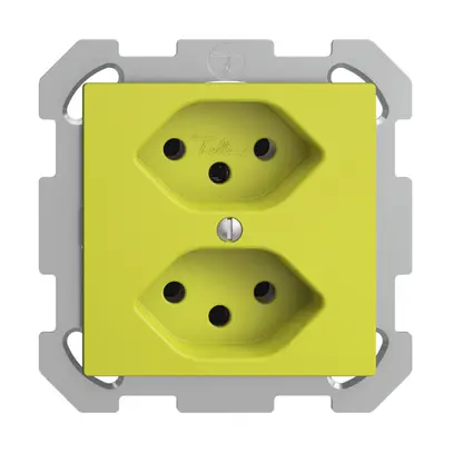 Prise ENC EDIZIOdue 2×T13 lemon 