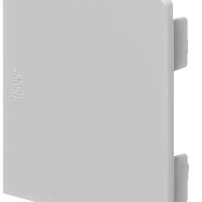 Pezzo finale Hager tehalit.LF 57×60mm grigio IP30 