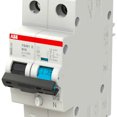 FI/LS-Schalter ABB FS401E SMISSLINE TP B-10A/30mA 1LN 6kA Typ A 