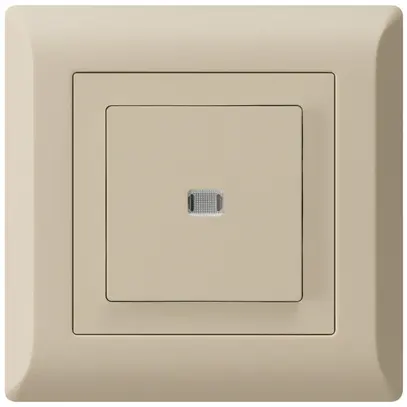 Interruttore pulsante luminoso INC kallysto.line 3/1P beige 