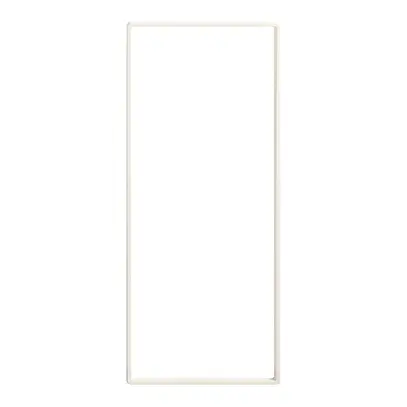 Zusatzrahmen EDIZIOdue prestige 3×1 weiss 
