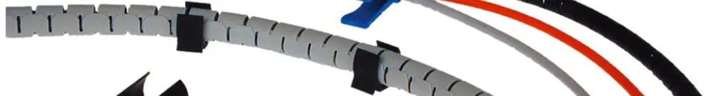 Gaine spirale Quick-Tube 20mm noir, 30m en boîte avec 1 outil 