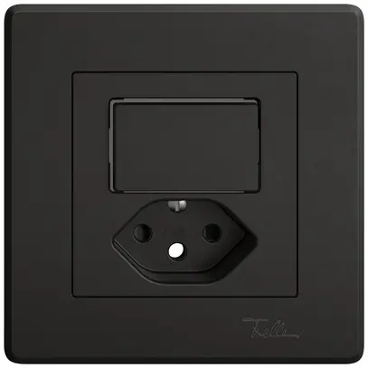 Kit di montaggio INC EDIZIO.liv SNAPFIX® combi.T13 1 tasto lent.lat.shutter ne 
