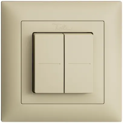 Pulsante RF Bluetooth Feller EDIZIOdue FMI, Low Energy, 4K/2T, senza pile, van 