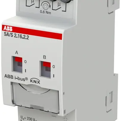 Actionneur-commutateur KNX AMD ABB SA/S2.16.2.2, 2-fois, 16A 