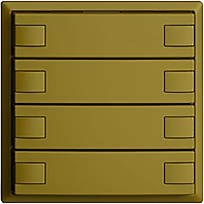 Pulsante INC KNX 4×EDIZIOdue olive RGB senza LED 