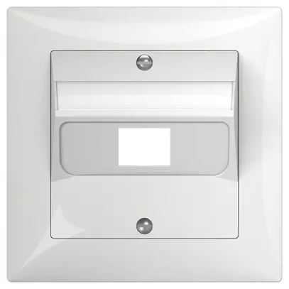 Kit di copertura SIDUS 4RJ45 bianco lucido 