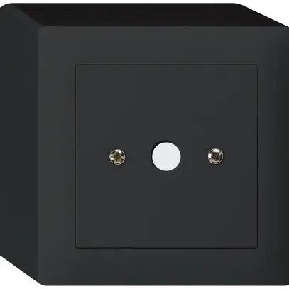 Boîte de raccordement AP kallysto noir Ø9mm sans bornier 