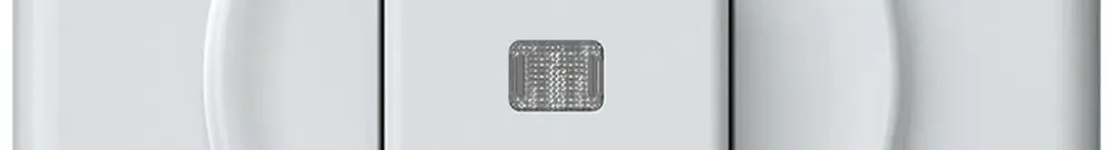 Interruttore a pulsante luminoso INC origin sch 6 LED 92×92mm bianco 