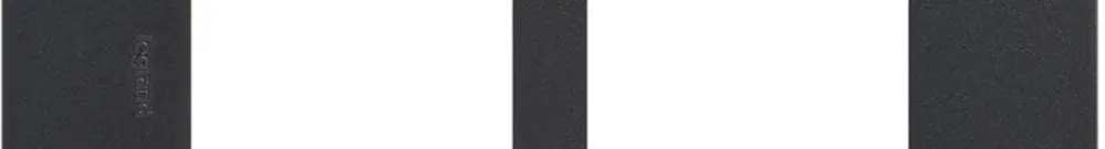 UP-Kopfzeile Legrand Arteor 1×2, horizontal, graphitgrau 