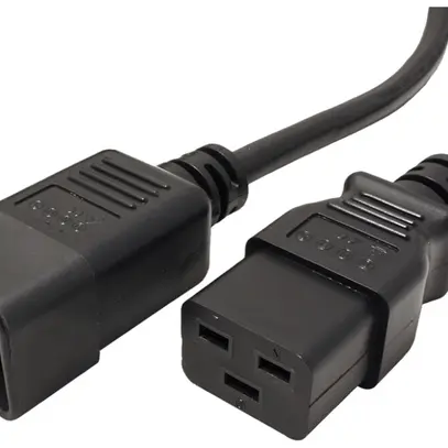 Cavo d'apparecchi ROLINE C20 → C19 3×1.5mm² 250VAC/16A nero 2m 