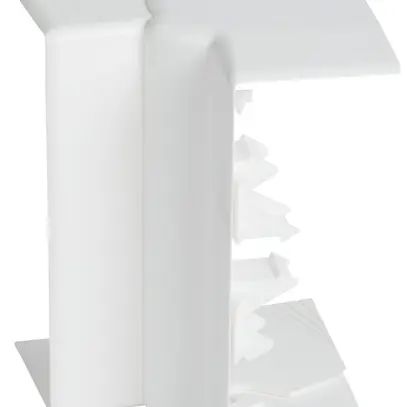 Angle intérieur HF 80…120° 130×50mm matière synthétique blanc IP3X 