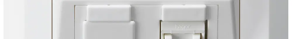 Kit de montage ENC kallysto.line C cat.5e 1RJ45/u blanc 