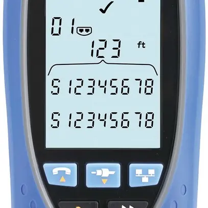 Tester per cavi multimedia VDV II Pro RJ11/RJ12/RJ45/raccordo F 