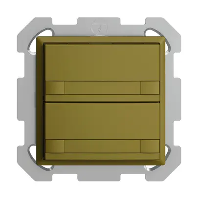 Poussoir KNX RGB ENC EDUE, 250mW, s.LED, papier, 2×poussoir, comm.2×touches, ov 