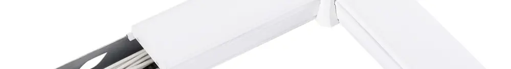 Connecteur d'angle droite RTS 12 fils, blanc 