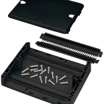 Box de distribution WAGO WINSTA, variante de base 2, noir 