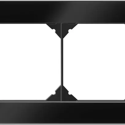 Intestazione INC EDIZIO.liv prestige SNAPFIX® 1×2 94×154mm vetro nero 