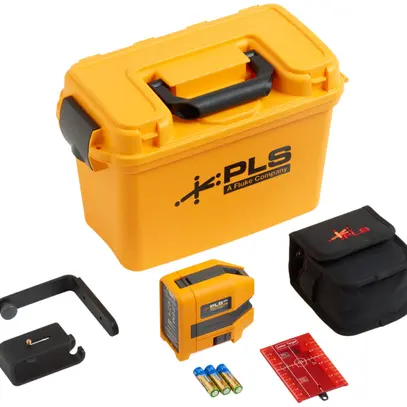 Niveau laser à 3 points Fluke-PLS 3R KIT rouge 30m ≥30h 635nm 